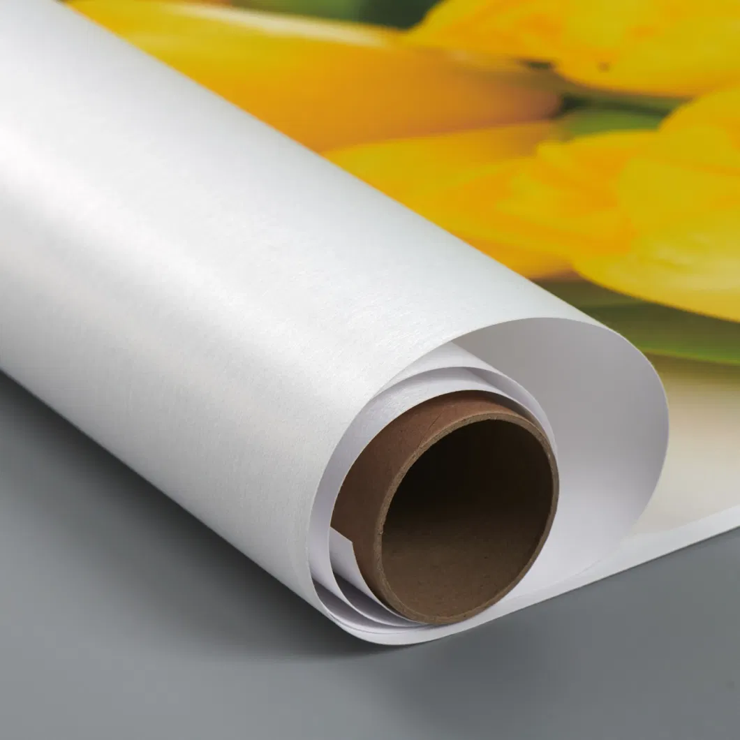 Large Width Seamless Wall Fabric with Custom Design Blank Wallpaper Rolls Fit for Latex/UV/Eco-Solvent Printing Wallpapers/Wall Coating