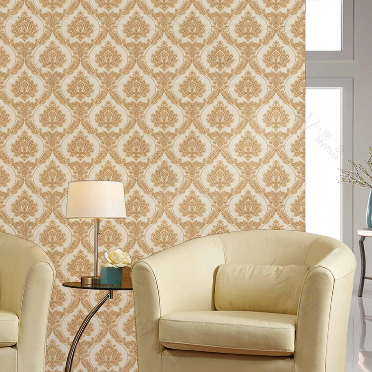 Guangzhou Wholesale Inteior Wallpaper with PVC/Nonwoven/Pure Paper